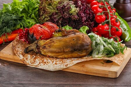 Овощи на мангале