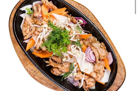 Свинина на доске