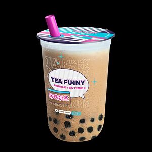 Молочный чай Карамель-милк с шариками тапиоки S