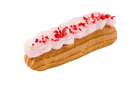 Эклер Клубничный