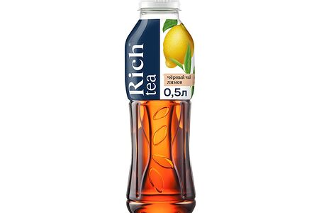 Черный чай Rich со вкусом лимона