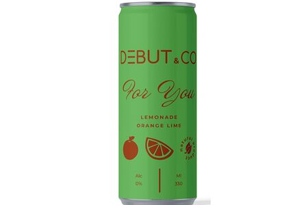 Лимонад Debut Апельсин-лайм 