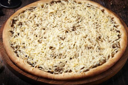 Грибная D33 Пицца на тонком тесте