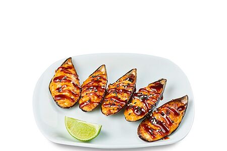 Мидии запечённые