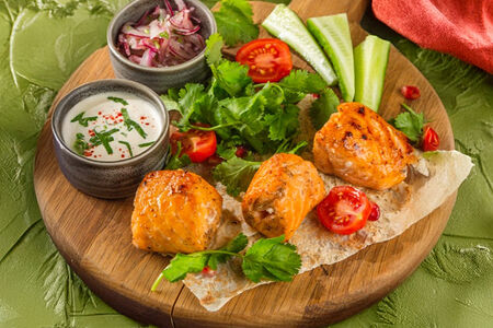 Лосось на гриле 