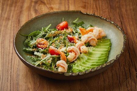 Салат Авокадо с креветками