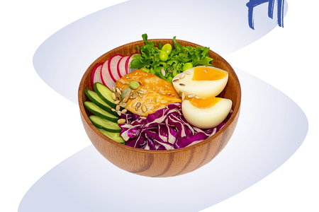 Поке с курицей терияки