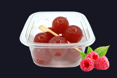 Желейные шарики малина