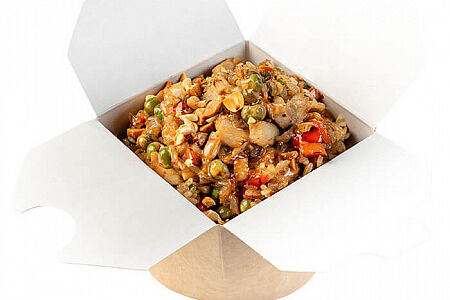 Тяхан с курицей