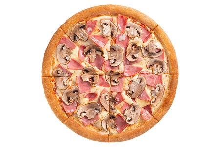 Пицца Грибная с ветчиной 30 см тонкая