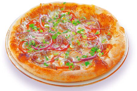 Пицца с говядиной