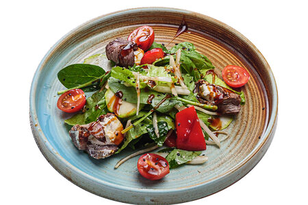 Салат с телятиной и овощами