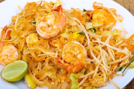 A5 Жареная рисовая лапша с морепродуктами