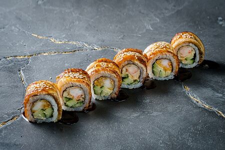 Ролл Креветка темпура с Угрем