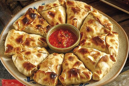 Самса по бухарски с бараниной 6 шт