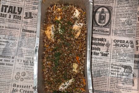 Гречневая каша с куриным филе