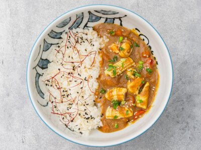 Карри с морепродуктами 