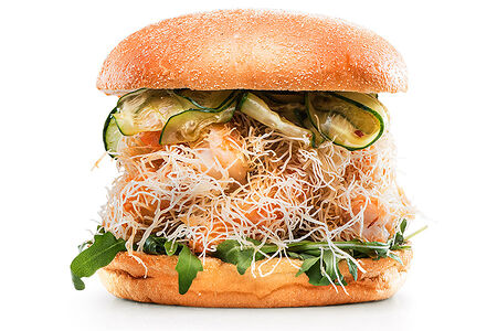 Бургер Креветка Катаифи