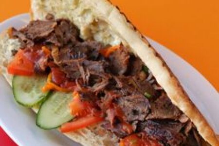 Булка с курицей