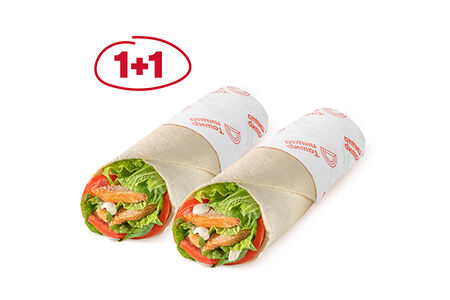 Ролл-салат Цезарь 1 и 1