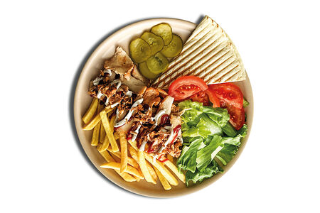 Сытная тарелка