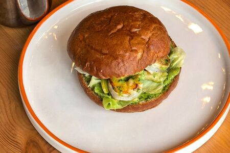 Панино бургер c креветками