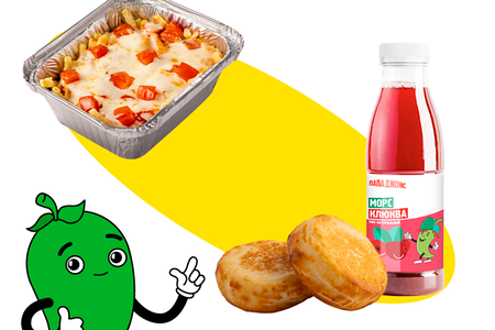 Сeт Кидс с пaстой и cырниками