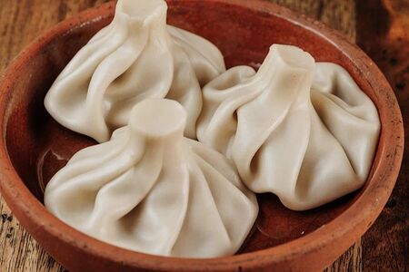 Хинкали с морепродуктами