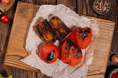 Овощи на мангале