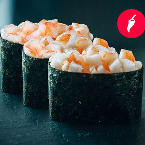 Гункан с креветкой (3 шт.)