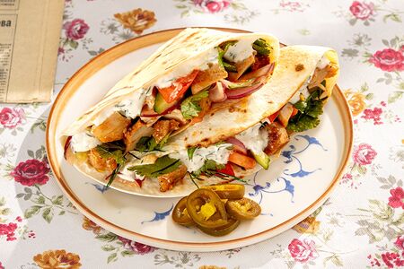 Кесадилья с курицей