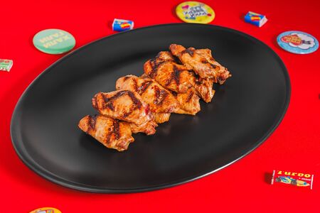 Куриные крылья гриль