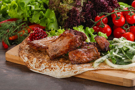 Шашлык из свиной мякоти