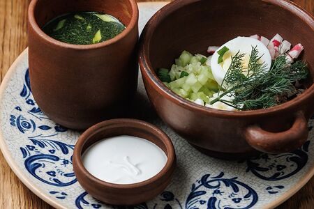 Окрошка на квасе