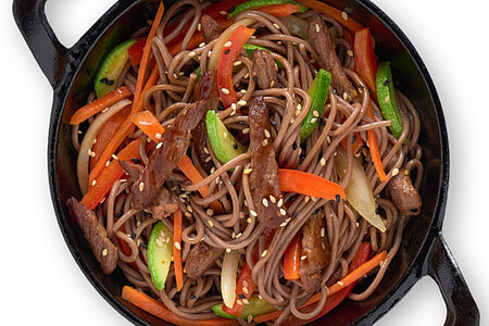 Соба с говядиной