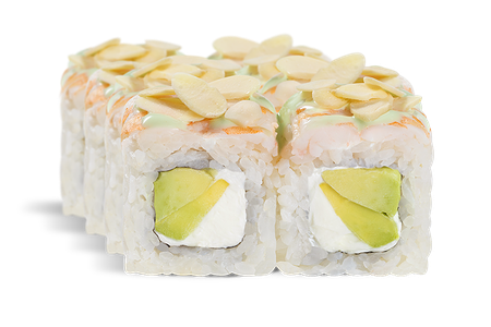 Ролл С креветкой и миндалём