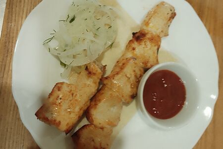 Шашлык из куриного филе