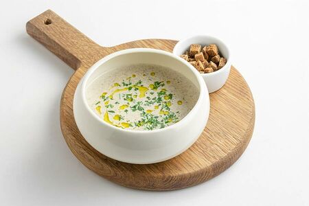 Крем-суп из лесных грибов