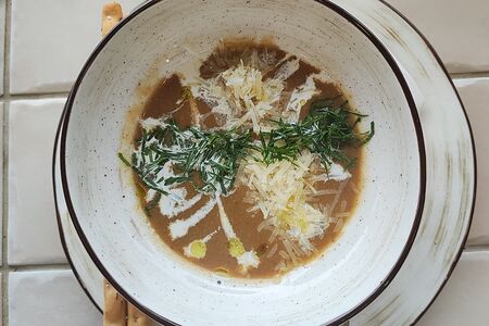 Крем-суп из белых грибов