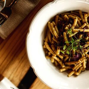 Макароны по-флотски с говядиной прайм