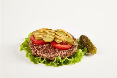 Гамбургер Farш в листьях