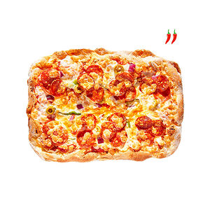 Пицца Чоризо на римском тесте