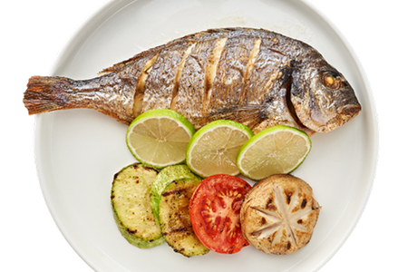 Дорадо на гриле