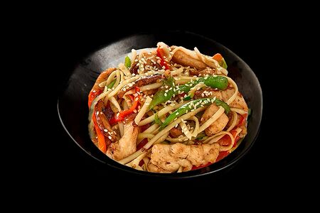 Wok с курицей