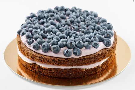 Торт Маково-черничный