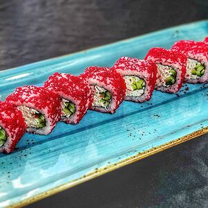 Ролл Калифорния тобико