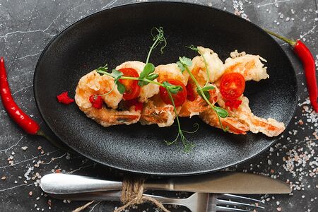 Креветки Темпура