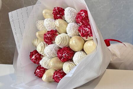 Букет клубники в шоколаде №5 XS