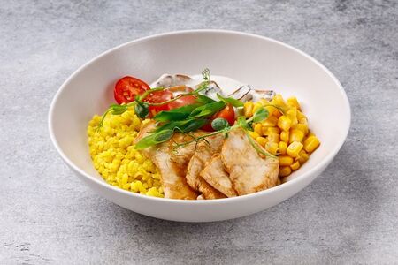 Боул с куриной грудкой