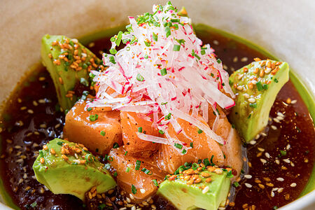 Тартар лосось